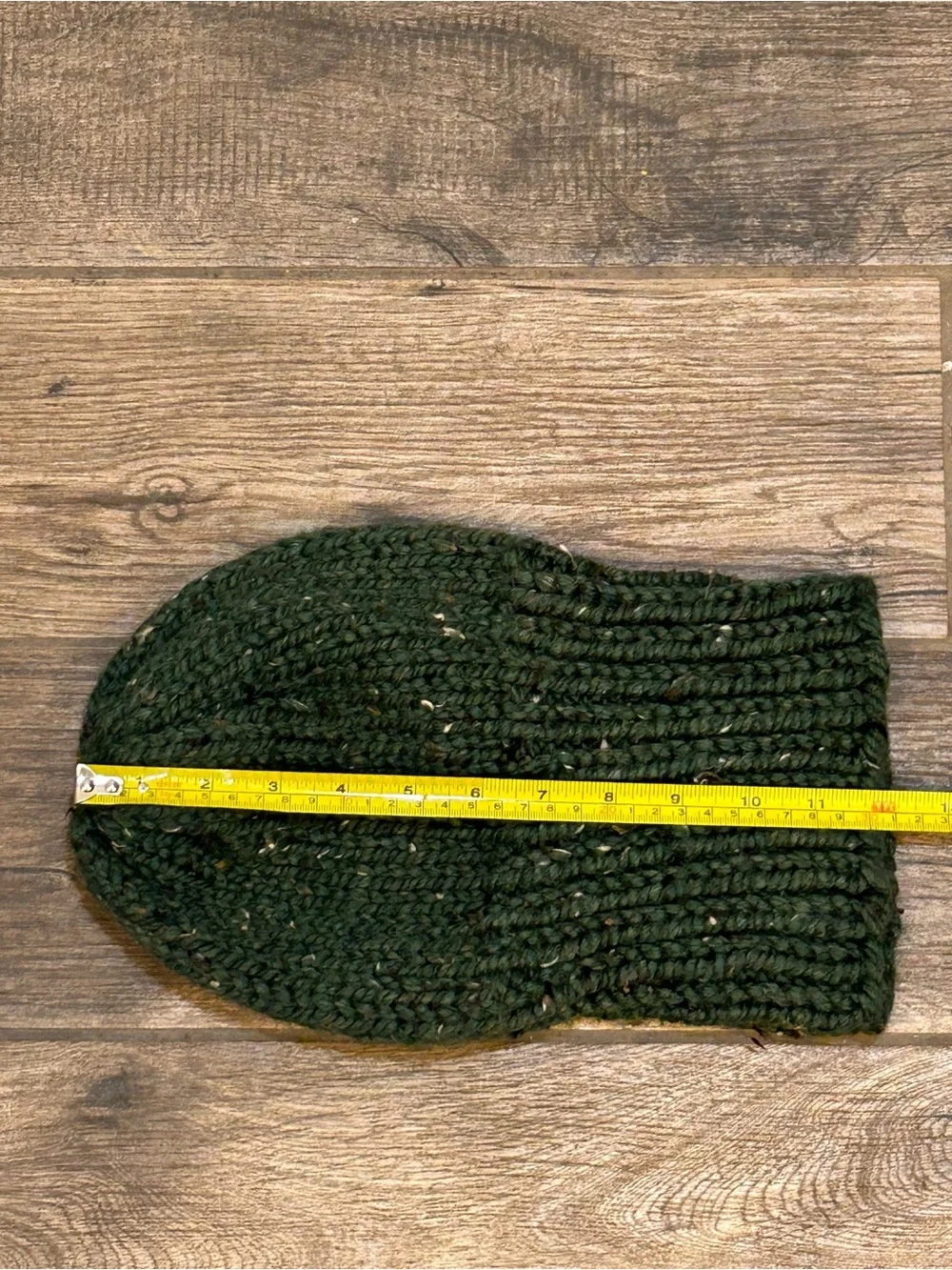 Handmade Unisex Cozy Kelp Knit Wool Blend Chunky Beanie 12” NEW
